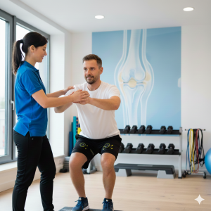 BFR Training nach Meniskus-OP, sichere Reha & Muskelaufbau
