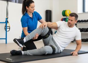 BFR Physiotherapie: Schnellere Knie-Reha nach Kreuzbandriss